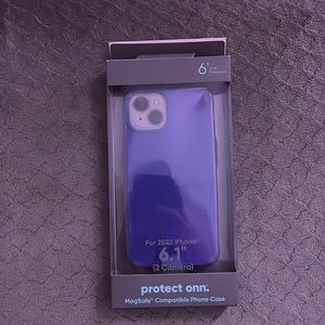 Purple/blue Compatible Silicone Case for 2022 iphone 13 pro.
